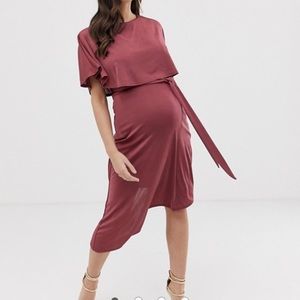 ASOS Maternity and Nursing Cape Dress